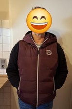 Felix Bühler   Swiss -Design  flieder-bourdeux Weste Gr. XL  Reitsport wie Neu