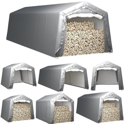 Zeltgarage Weidezelt Carport Foliengarage Zelt Lagerzelt Unterstand 210 g/m² Neu