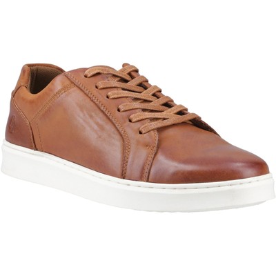 Hush Puppies Madden hellbraune Herren-Sportschuhe aus Leder