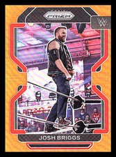 2022 Panini Prizm WWE #177 Josh Briggs Orange #/99