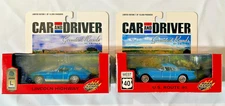 Road Champs Greatest Roads - 1:43 Scale '55 & '63 Corvettes - MIMB