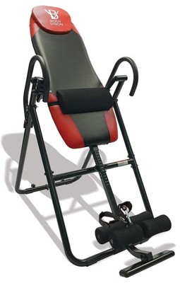Body Vision IT9825 Premium Inversion Table with Removable Head Pillow & Lumba...