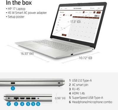 NIB HP 17-by4061nr 17.3