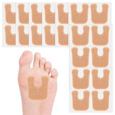 U-Shaped Callus Cushions 36 Pack Horseshoe Adhesive Foot Callus Pads Beige He...