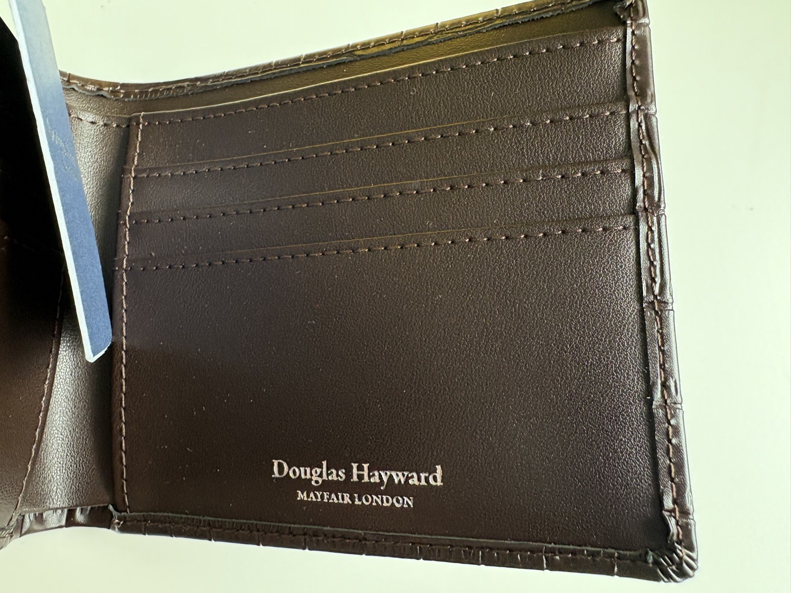 Douglas Hayward Dark Brown Leather Wallet For Men image 5
