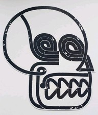 Massive Signed Rostarr Sticker Graffiti Street Art DFace Invader Obey McGee