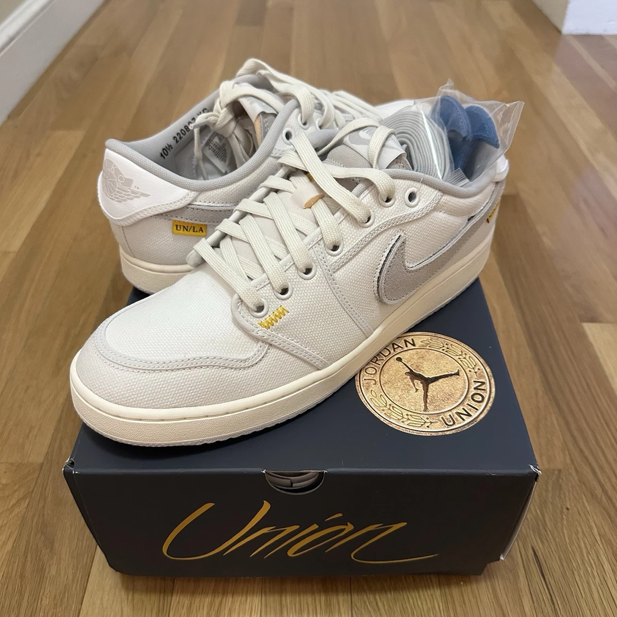Jordan 1 KO x Union LA Low White Neutral Grey for Sale
