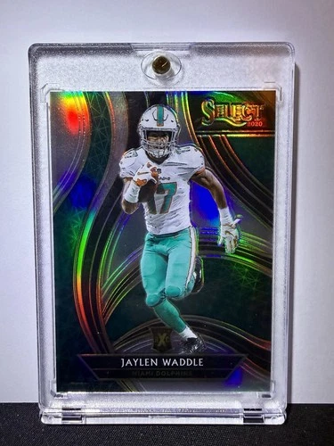 2020 Panini Select XRC Prizm Redemption Jaylen Waddle #412 (RC)