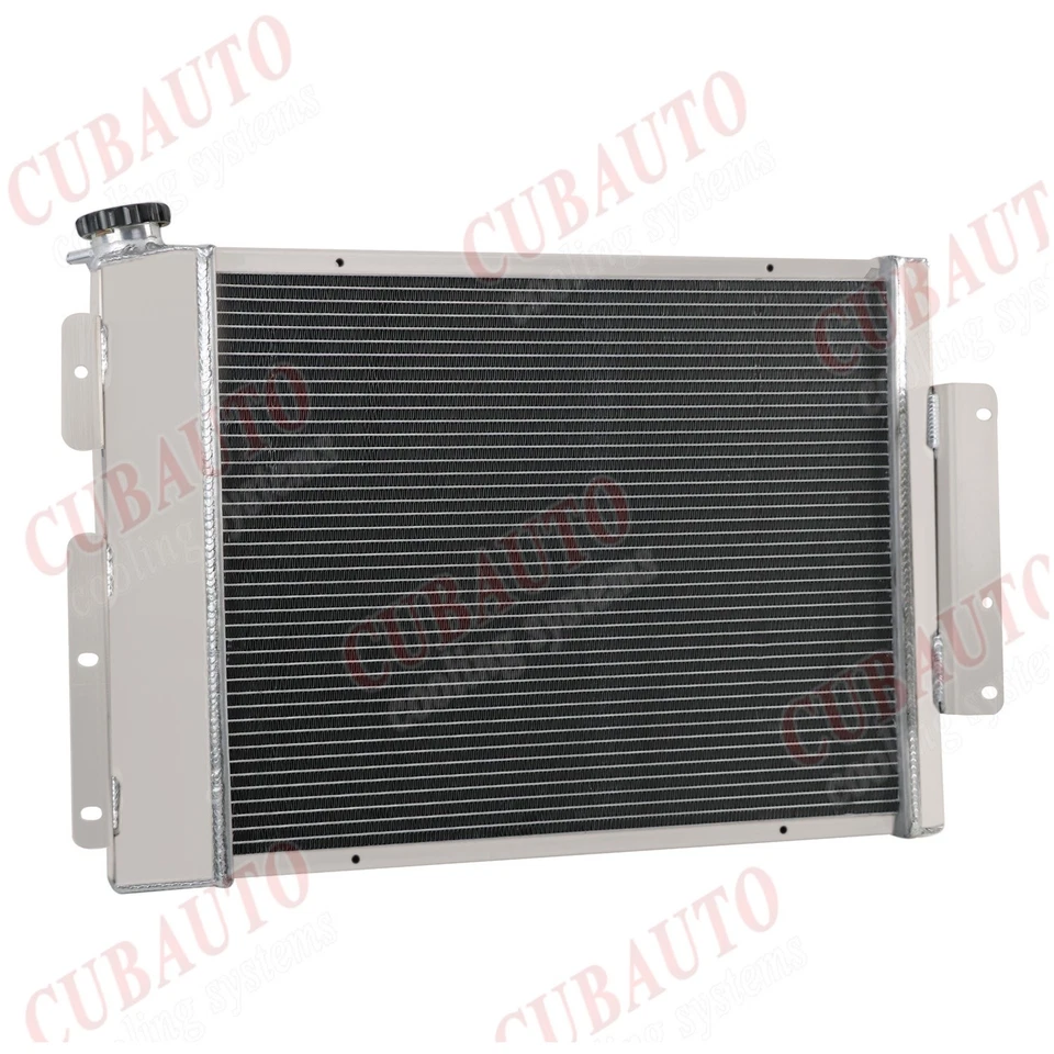 3 Rows Aluminum Radiator For 1967 1968 1969 Chevy Camaro Pontiac Firebird AT Foto 3 de 4
