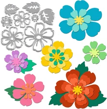 3D Flowers Cutting Dies Spring Flowers Die Cuts for Card Making, Valentine'S Day