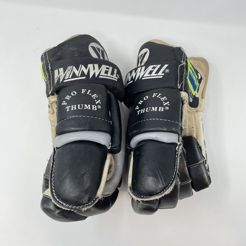 Winnwell Vintage SR RHG10 15 1/2" - 39 Cm Hockey Gloves Black Pro Flex Thumb - Picture 5 of 16