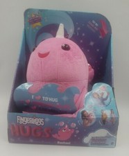 NEW Fingerlings HUGS RACHAEL Interactive Pink Glitter Plush Light up Horn Age 2 