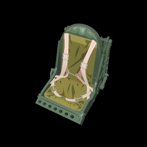 RAF and USAF Aircrew Parachutes 3D Decals 1:72 MDP72025 for Aircraft Kit Model - Picture 7 of 8