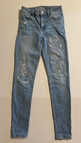 American Eagle Super Stretch X Jeans Damen 0 Regular Distressed - Bild 2 von 8
