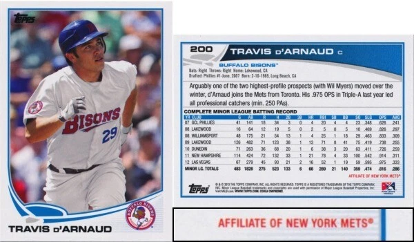 2013 Topps Pro Debut Baseball - You Pick - Complete Your Set (#1-#220) - Image 2 of 2