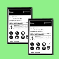 High-Performance 2x 2320mAh Rechargeable Durable Battery f ZTE Maven 3 Z835 USA