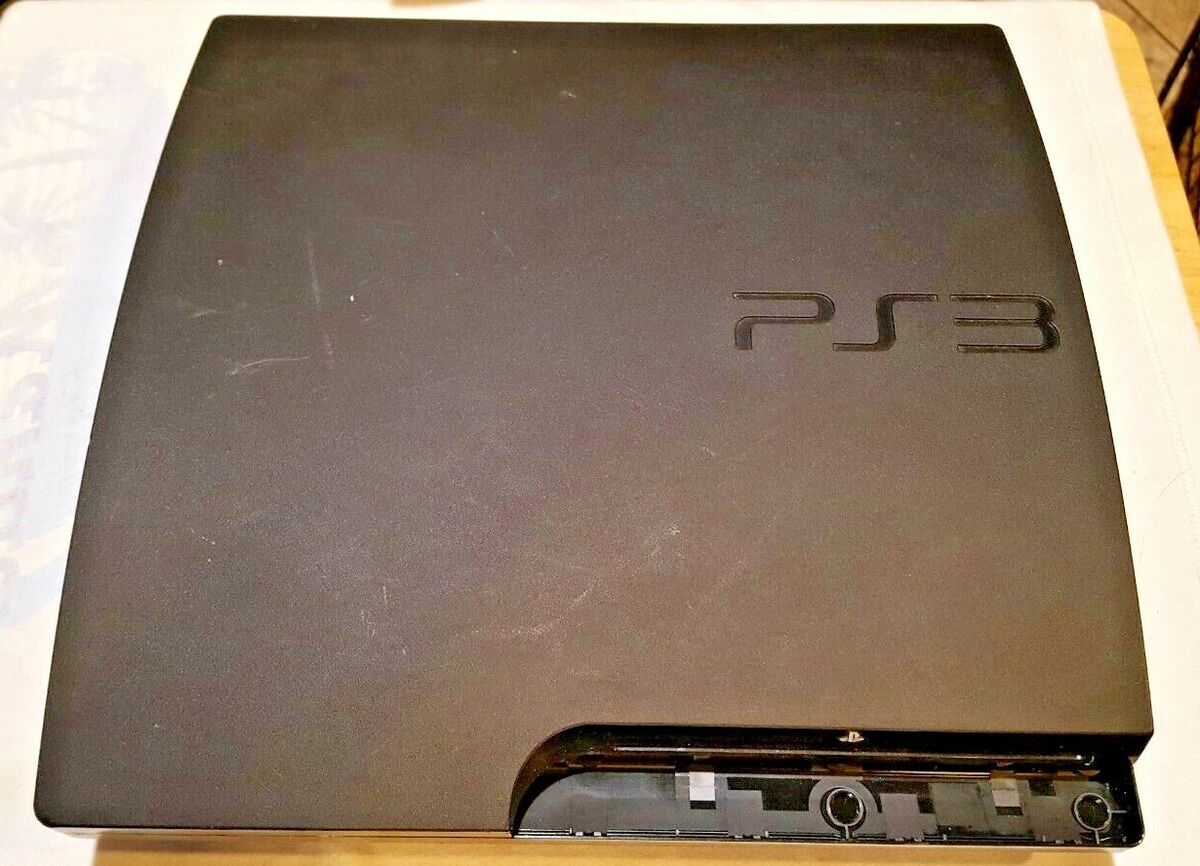 Original Sony PlayStation 3 Slim Top & Bottom Case Shell w Original Sony PlayStation 3 Slim Top & Bottom Case Shell w
