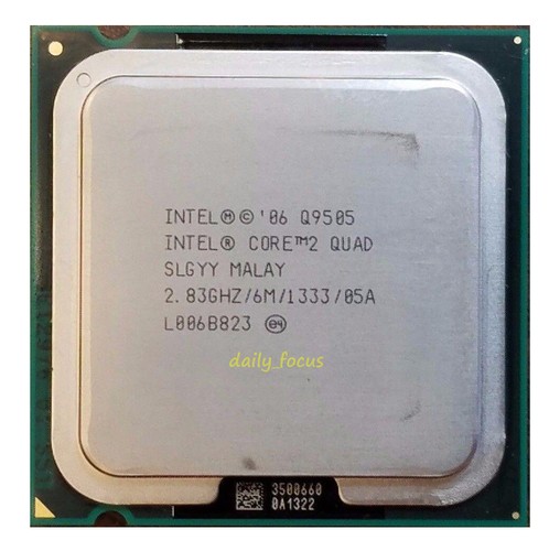 Intel Core 2 Quad Q9300-2.5Ghz Q9450-2.66 GHz Q9505 LGA 775 CPU Processor - Picture 3 of 6