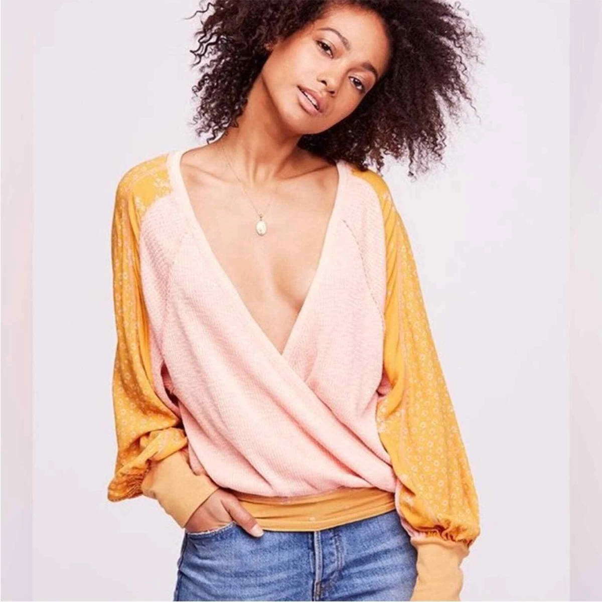 Free people auxton thermal wrap top new arrivals