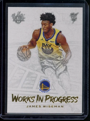 2020-21 Panini Court Kings James Wiseman Rookie RC #11 Works in Progress