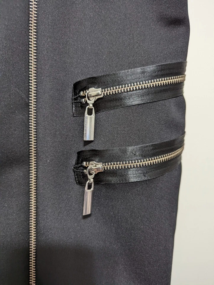 Falda lápiz negra Mynt 1792 Nordstrom Plus para mujer cremallera 20 W elástica $148 Foto 4 de 4