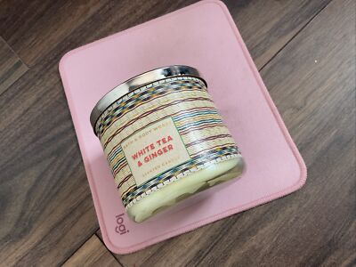 Bath and Body works Kerze white tea and ginger Neu