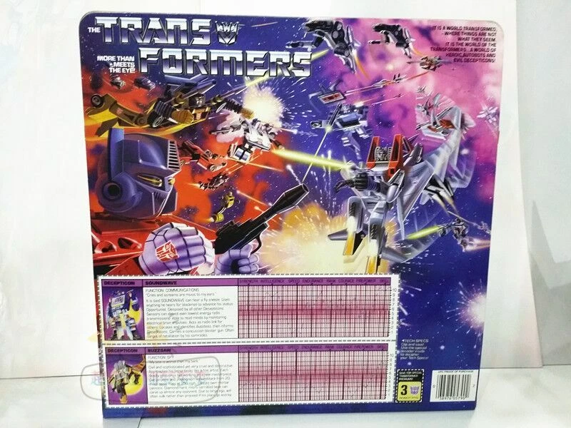 Transform G1 Soundwave reissue brand new with buzzsaw action figure MISB Boxed - Image 4 of 4