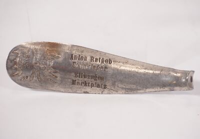 Vintage Industrie Design Schuhlöffel Anton Ratgeb Schuhlager Ellwangen Jagst