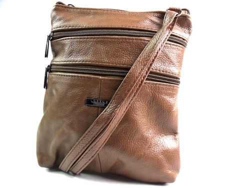 Ladies Genuine Soft Real Leather Crossover Body Bag Shoulder Bag Purse Handbag - Picture 70 of 133
