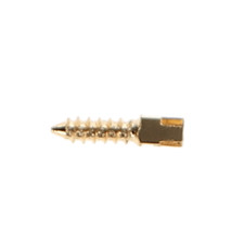House Brand Dentistry 400026 HSB Gold Plated Screw Posts S5 #5 Short 7.8mm 12/Pk