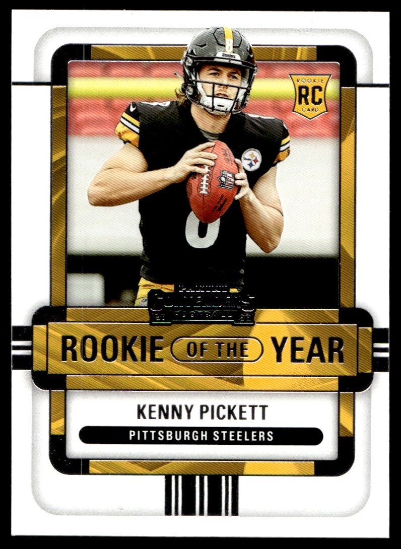 2022 Panini Contenders ROY Kenny Pickett Rookie G29 Pittsburgh Steelers #KPI