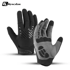 Mountain Bike Cycling Gloves Touch Screen Fingers Gel Pad Shock-Absorbing Gloves