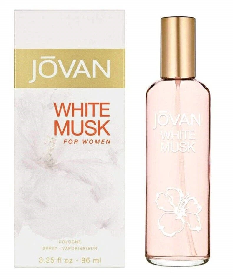 Perfume Jovan White Musk de Jovan Eau De Cologne Spray 3,2 oz/96 ml para mujer Foto 2 de 4