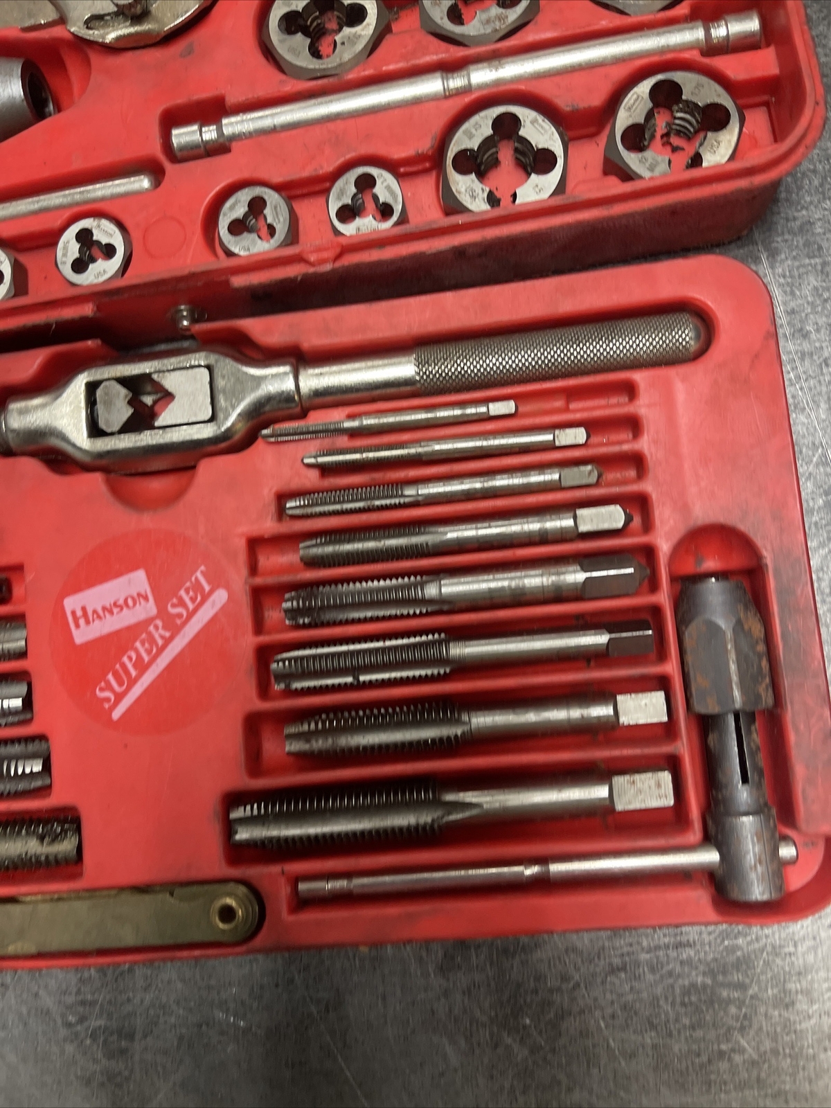 IRWIN HANSON 26317 41 Pc. Metric Hex Tap & Die Set SUPERSET eBay