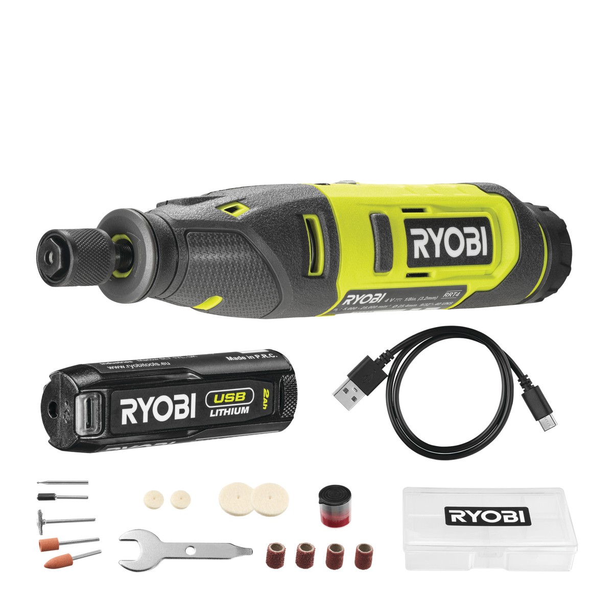 Ryobi RRT4-120GA15 4V Cordless Rotary Tool (1 x 4V
