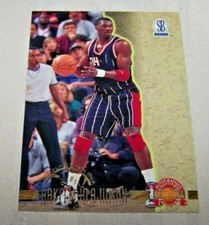 1996-97 Score Board Auto Basketball Hakeem Olajuwon #48 HOF