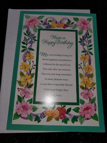 Single Happy Birthday Greeting Cards Group N - Picture 15 of 34