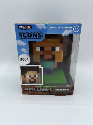Minecraft Steve Light Lampe Leuchte Icons Nachtlicht NEU & OVP