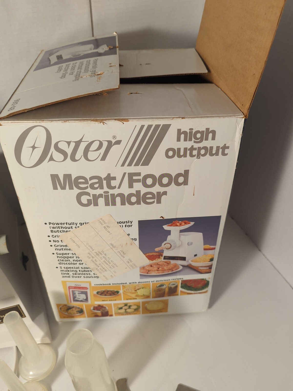 Vintage Oster High Output Meat Food Meat Grinder 4726+ Sausage Maker no