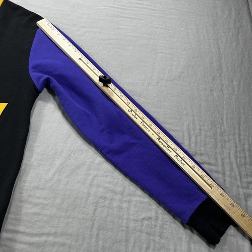 LA Los Angeles Lakers Sweater Adult Large Colorblock Hardwood Classics Retro Men - Picture 7 of 10