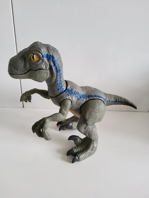 Jurassic World Primal Pal Blue Velociraptor Dinosaur Action Figure
