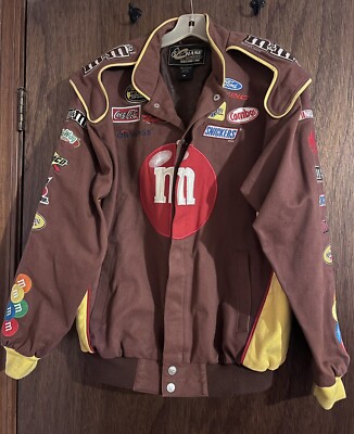 Chase Authentics Drivers Line M & M Brown Jacket Size M ~ Pre-Owned