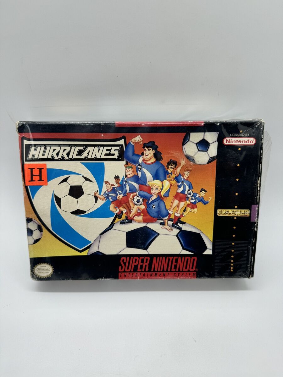 Hurricanes SNES Super Nintendo Complete CIB 1994 US Gold Hurricanes SNES Super Nintendo Complete CIB 1994 US Gold