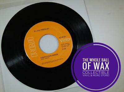 Elvis - Suspicious Minds / You'll Think Of Me 45 EXCELLENT 1969