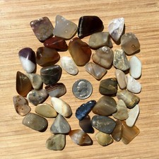 Polished Stones Crystals  Minerals Mixed Tumbled Rocks Natural Colors 10oz Lot