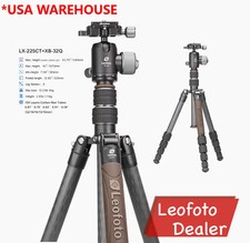 Leofoto LX-225CT XB-32Q Reversible Travel Tripod with Ball Head