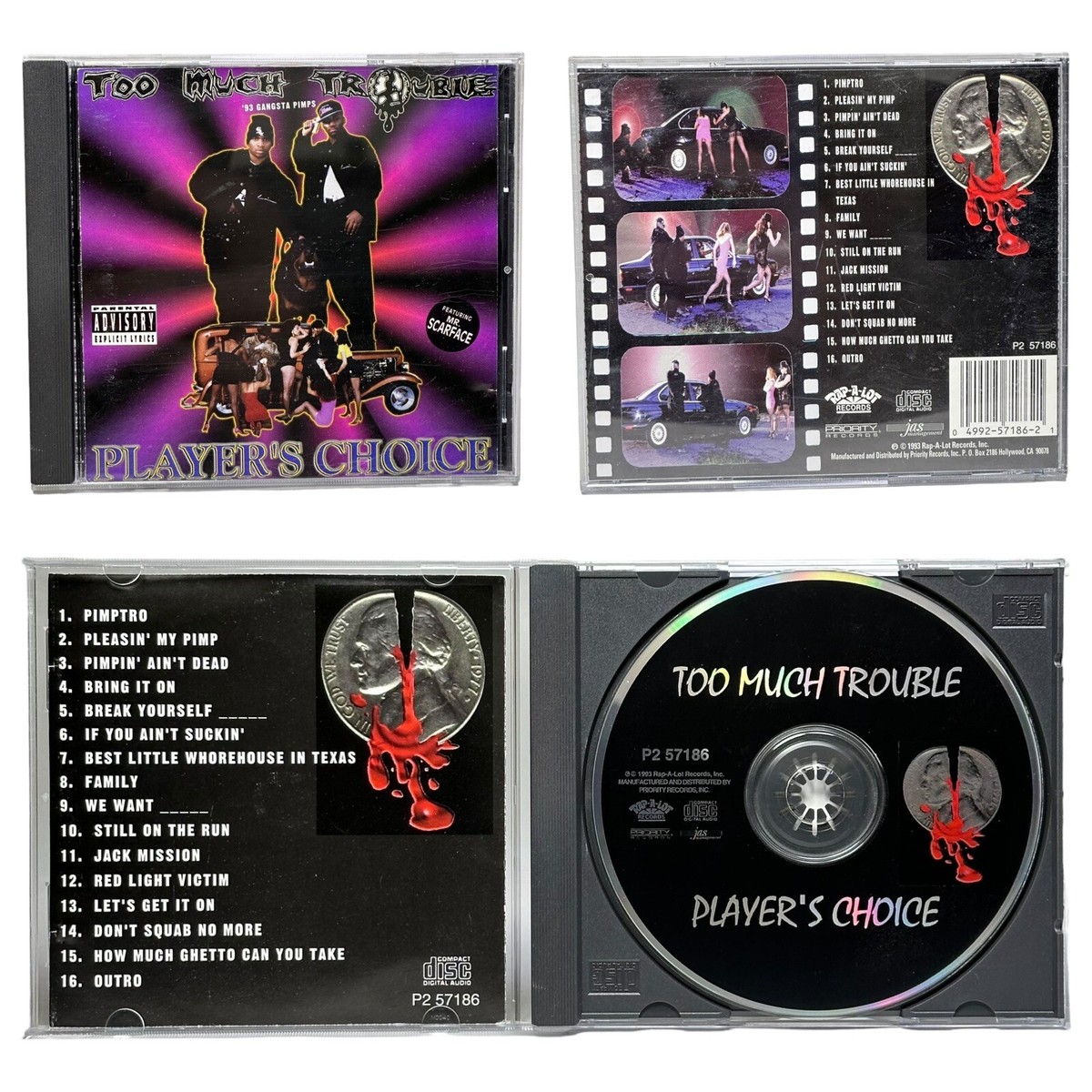 洋楽 TOO MUCH TROUBLE/PLAYER'S CHOICE/G-RAP 洋楽 TOO MUCH TROUBLE/PLAYER'S CHOICE/G-RAP Too Much Trouble