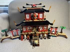 Lego Ninjago Fire Temple 2507 98% Complete, All minifigs & dragon present