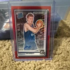 Panini 2024-25 Donruss Optic Rocco Zikarsky Rated Rookie Red Prizm Auto /75