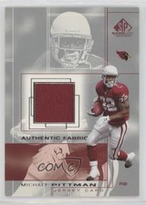 2001 SP Game Used Edition Authentic Fabric Michael Pittman #MP 09is